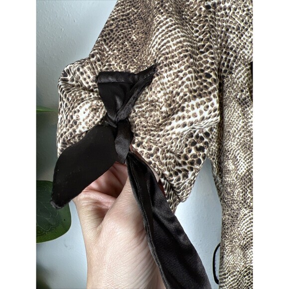 Snap Retro‎ Fit Flare 50's Style Snake Print Skater Dress 3 Rockabilly Coquette - Picture 10 of 16